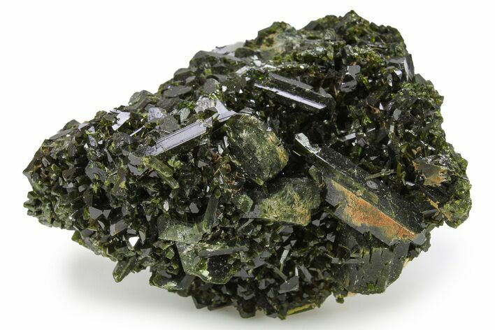 Lustrous Epidote Crystals with Actinolite - Pakistan #290481